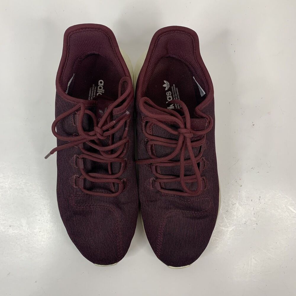 Adidas Size 10 Sneakers Original Tubular Shadow Maroon Fashion Shoes Women’s - Picture 7 of 11